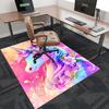 1pc Unicorn Fantasy Office Chair Mat - Anime Cartoon Design, Non-Slip Carpet for Home Decor, Suitable for All Seasons, Perfect Gift for Office and Gam