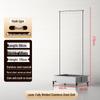 Stainless Steel Mobile Mop and Broom Storage Rack for Cleaning Tools