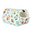 Hamster Hanging Cotton Nest Warm Thicken Small Pet Cotton Nest for Guinea Pig Hamsters8x8 Cartoon Green