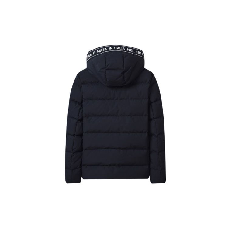 Fila Fleecegefütterte Daunenjacke mit Kapuze Herren Oberbekleidung Legendary-Blue F61M048921F-NV