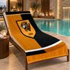 Beach Towel with Hull City Design, Quick Dry Lightweight Towel for Swimming Pool Travel