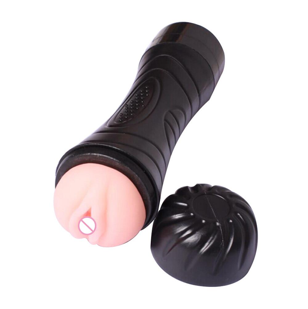 Male Masturbation Realistic Pussy Soft Vagina Aircraft Cup Electric Hands-free