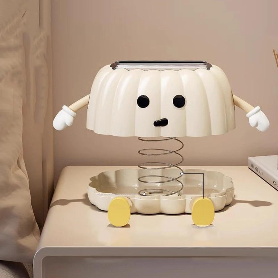 Tissue Box Living Room High-end Light Luxury Desktop High-end Art Table Decoration Creative High Appearance Paper Box