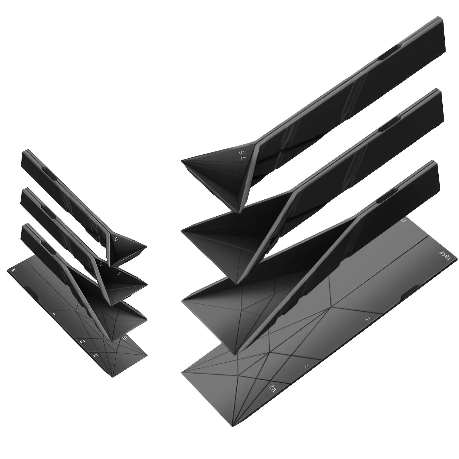 

2 шт. Складные многоугольники Плоские мерные ложки 3в1, 2 ложки 6 разных размеров, Многофункциональные складные кухонные гаджеты,