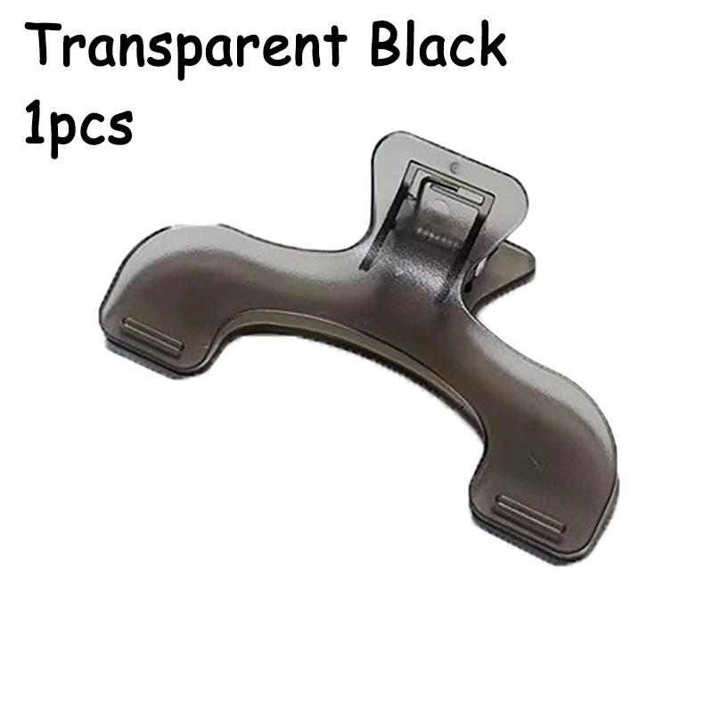

Reading Clip Bookmark Clip Desktop Accessories Anti-Flip Page Holder Transparent Frosted Folder Fixed Planner Clip прозрачный черный