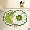 Creative Diatom Mud Floor Mat Irregularly Shaped Floral Absorbent Carpet Bathroom Anti-slip Flower Foot Mat