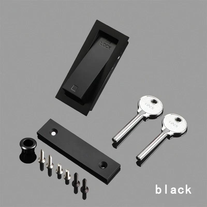 Замок-призрак для двери ванной комнаты с ключами, Замок-пряжка для раздвижной двери с амортизатором, Внешний замок, Замок для раздвижной двери-купе