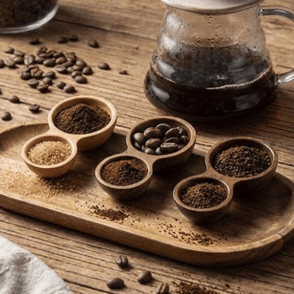 Serving Cutlery Measuring Spoon Dual-Headed Tea Sugar Spoon Coffee Bean Spoon Home Kitchen