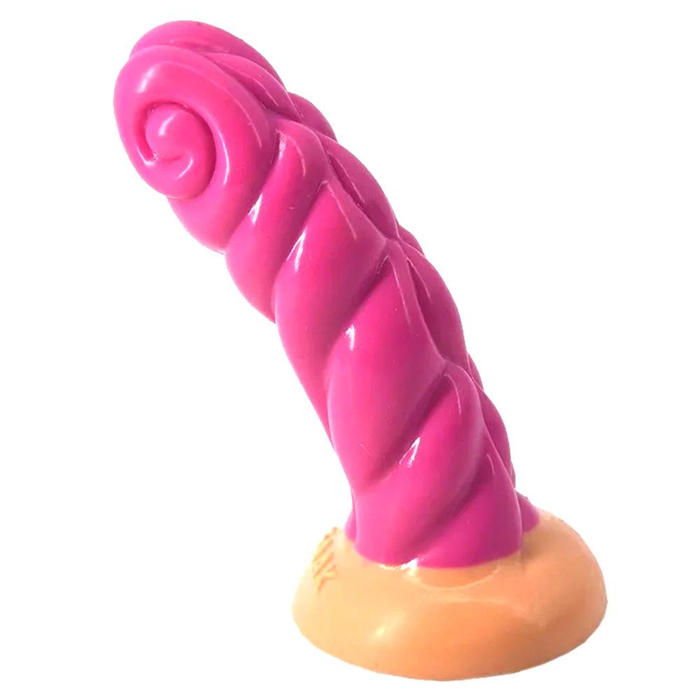 Simulation Snail Penis Female Masturbation Device Golden Anal Plug Adult Sex Toys