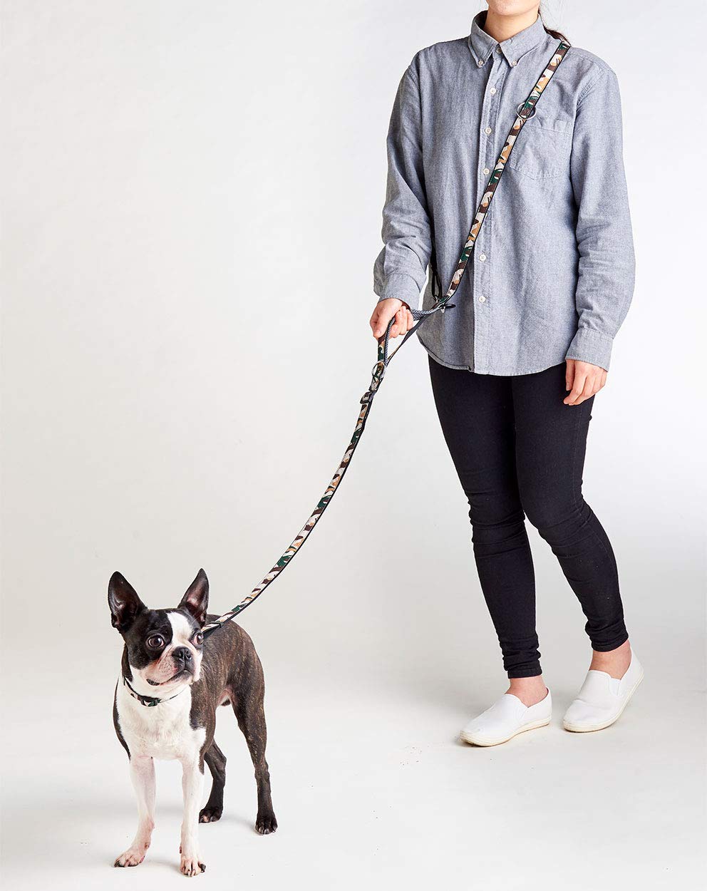 

Petio Ethical Door Camouflage Shoulder Lead Black Dog чёрный