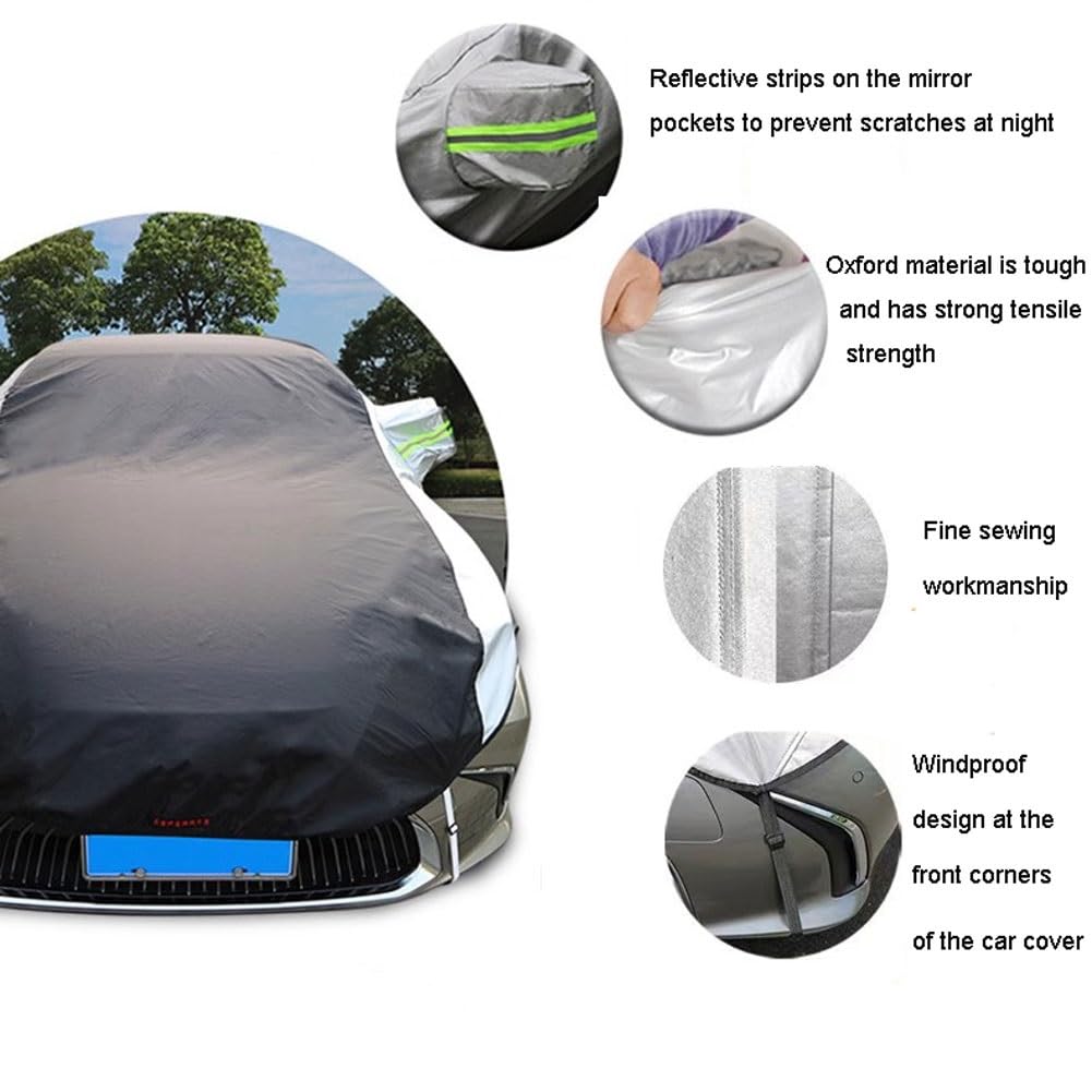 Car Cover Compatible BMW 4 Series Grand Coupe Half Car Cover Car Windshield Cover