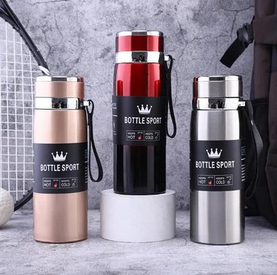 1000ml Thermal Water Bottle Thermos Vacuum Flask Double Stainless Steel Coffee Tea Insulated Cup Leakage-proof for Office