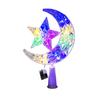 LED Christmas Tree Topper Star Moon Decoration Acrylic Xmas Ornament Energy Saving Shining Lamp Festive Home Room Decor