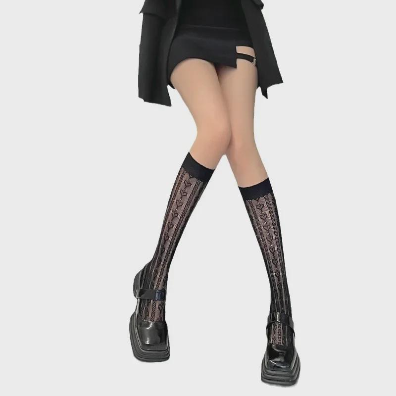 Women's Summer White Lace Lolita Calf Socks - Mid-Tube Pile Style