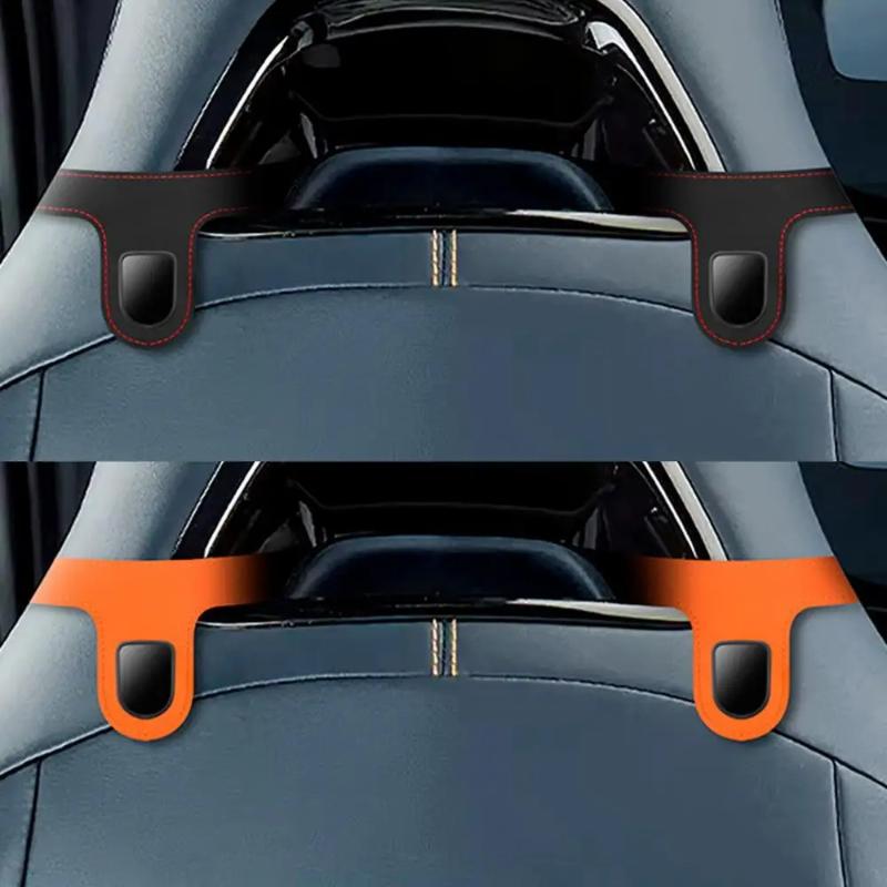 Gancho Trasero para Coche, Diseño Integrado Para Asientos Deportivos, Gancho para Colgar en el Asiento Trasero, Accesorio Universal de Almacenamiento para el Interior del Coche