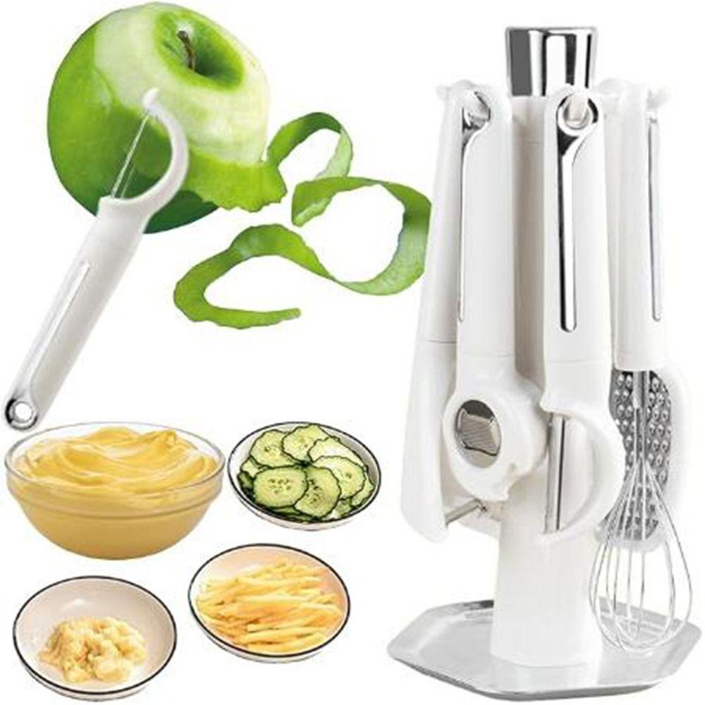 7 Pieces/Set Household Cooking Utensils Set Stainless Steel Bottle Opener Grater  For Home