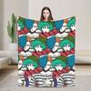 Shin TsukimiKanna Kizuchi Blanket  Travel Office Throw Blanket For Couch Chair Sofa Bed Warm Soft Customized Quality Bedspread