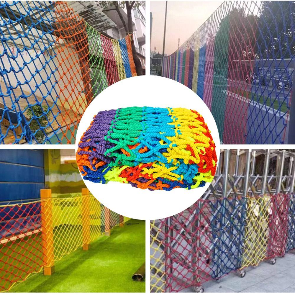 

5cm Hole Fence Protection Net Stair Child Safety Net New Rope Net Kids 1x2m
