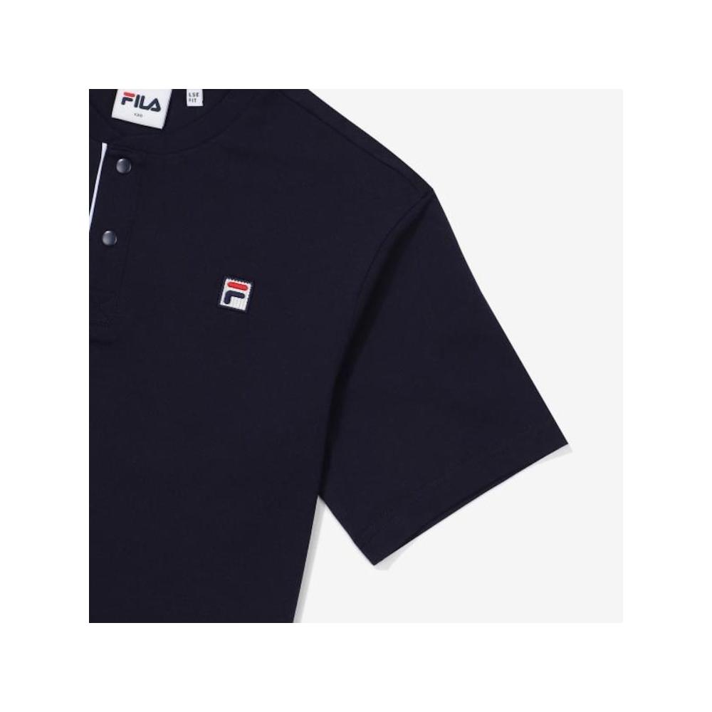 [fila Kids] Henley Neck FuncTional T shirT  Fk2rsf2202x Did  q0zFk2rsf2202xDid