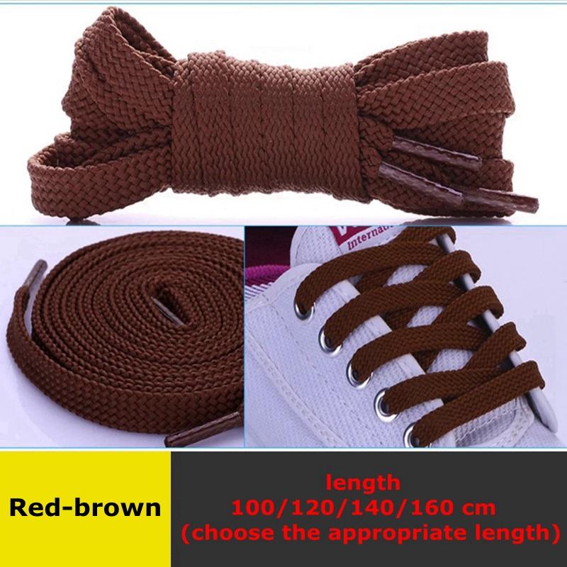 26 Colors Quality Classic Shoelaces for Sneakers Shoe laces flattened Casual Shoelace Elastic Laces 100/120/140/160CM Strings
