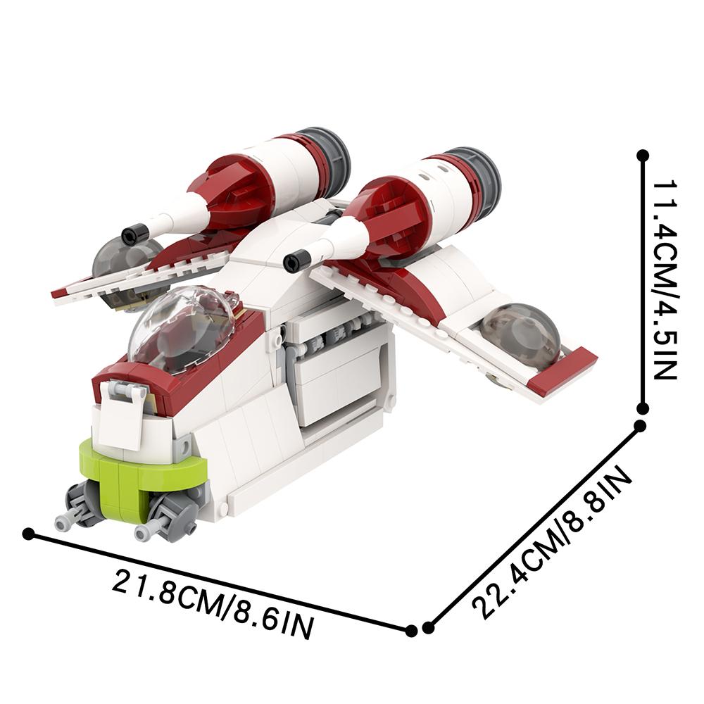 MOOXI Hvězdné války Bojový tank Model Cihličky DIY Dioráma Dospělí Děti Hračky Stavebnice Montessori Dárky Pokojová dekorace
