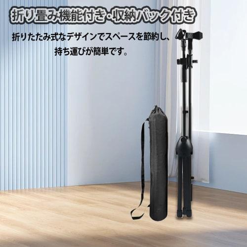 Iseebiz Microphone Stand, Straight Microphone Holder, Upright Tripod Stand, 2-Way, Telescoping Microphone Arm, Adjustable Height, Lightweight, with Ca
