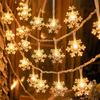 Beigong LED Snowflake String Lights