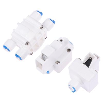 4 Way Ro Auto Shut-Off Valve Switch 1/4" Water Purifier Reverse Osmosis System