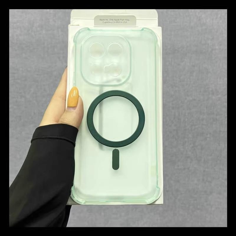 Magnetyczne etui TPU odporne na wstrząsy Magsafe na telefon VIVO IQOO 15 Ładowanie bezprzewodowe Przezroczysty Miękki Silikonowy Pokrowiec na Tył na IQOO15 Bumper