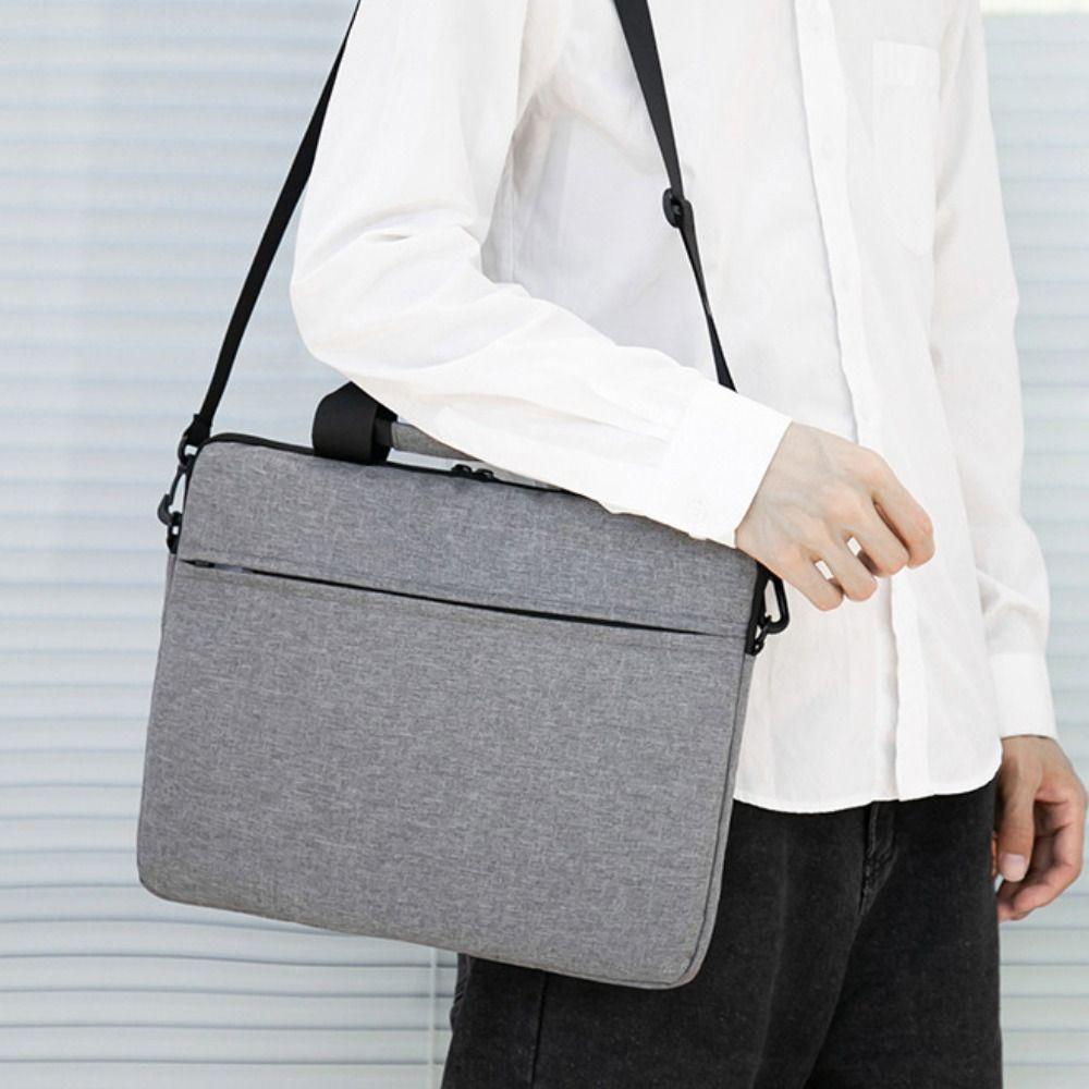 New Shockproof Laptop Sleeve Case Ultra Thin Business Shoulder Bag Fashion Large Capacity Notebook Cover