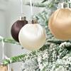 Christmas Decorations 12PCS Shiny Velvet Christmas Ball Christmas Tree Ornaments Ball Satin Christmas Ball