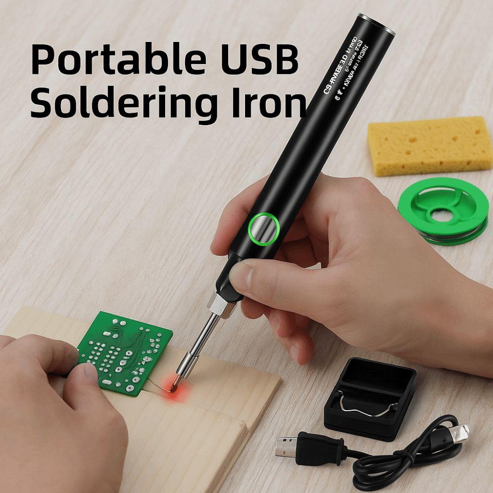 3 Temperature Settings USB Soldering Iron Cordless Burning Wire Pen  Electronic Repair
