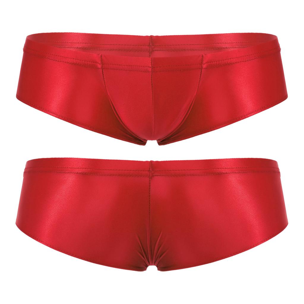 Mens Low Rise Briefs Solid Color Elastic Waistband Underwear Swimwear Lightweight Stretch Comfort Daily Wear