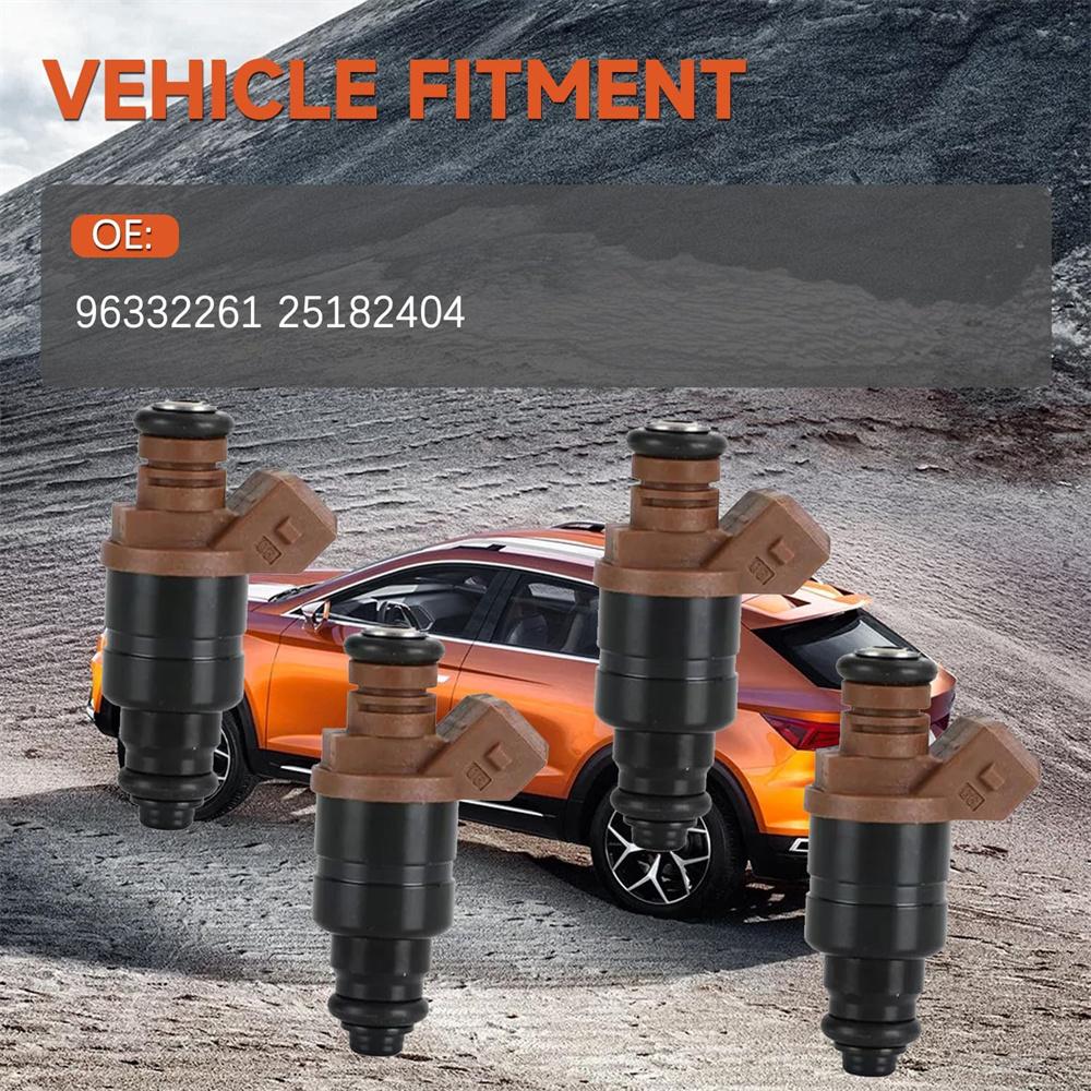 4x Fuel Injector For Daewoo Lacetti 05-06 1.4L, Chevrolet Lacetti 2005-2016 1.6L