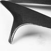 2pcs Car Styling Front Headlight Eyebrow Cover Carbon Fiber Trim for Kia Stinger
