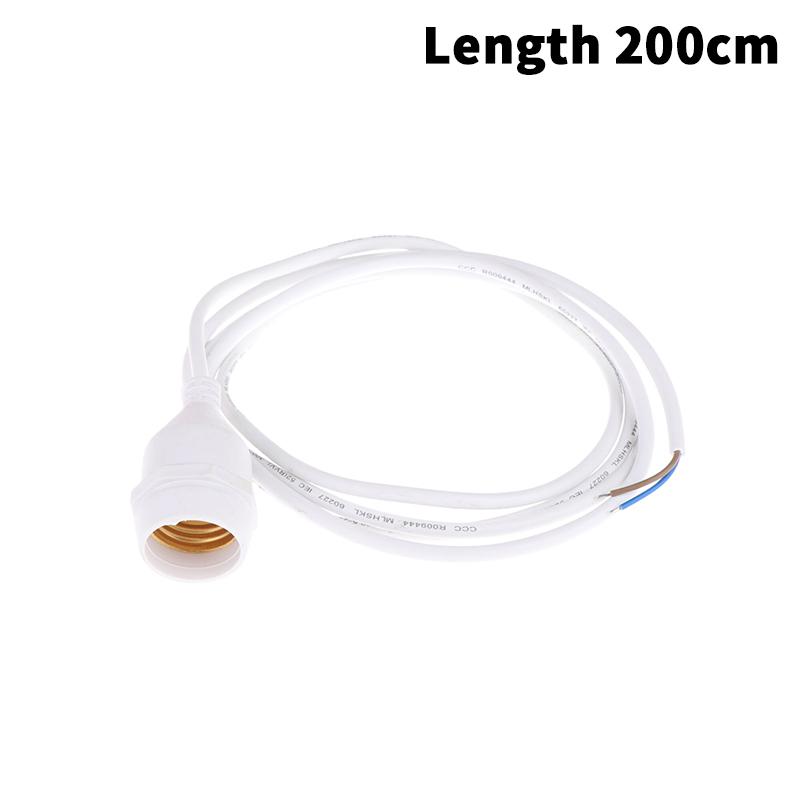 20/30/50/100/200Cm Outdoor Waterproof E27 Lamp Holder With Power Cord Socket Industrial Farm Screw String Lamp Connector