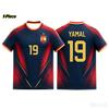 Kit Sportivo Asciugatura Rapida per Bambini Yamal Squadra Spagna Maglia Numero 19 Kit Sportivo da Ragazzo Nuovo Prodotto Per 2026 Set da Uomo e Donna