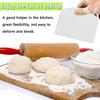 2pcs Plastic Dough Scraper Bowl Scraper, Food-grade Bench Scraper, Flexible Dough Cutter, Multipurpose