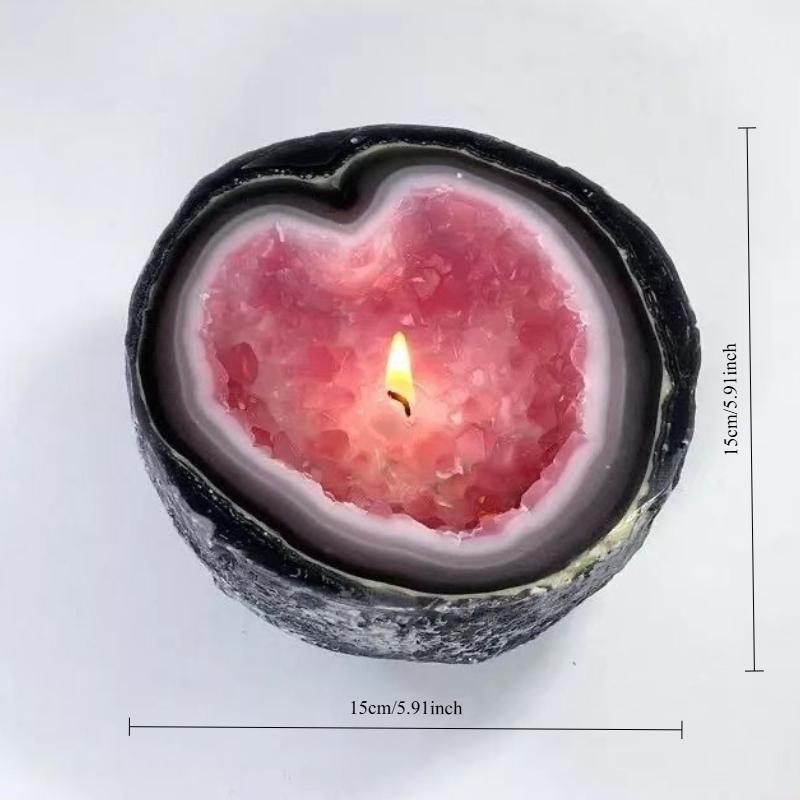 

Resin Aromatherapy Bowl Ornament Craft Design Home Decoration Decoration Imitation Mineral Resin Craft Candle красный