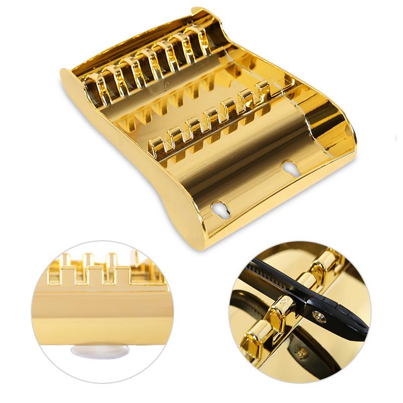 Professional Hair Cutting Scissors Storage Tray Holder ABS Environmental Friendly Plastic Hairdresser Thinning Shears Organizer