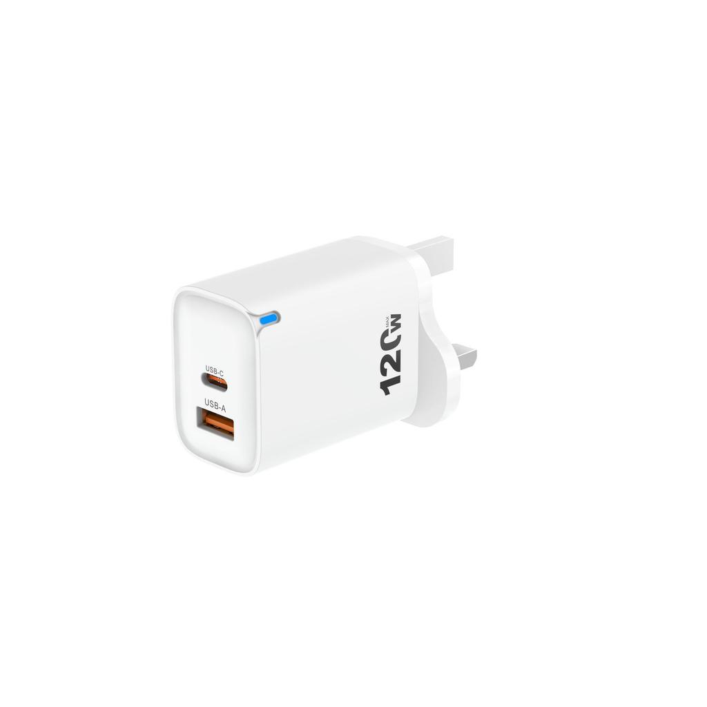Macaron A+C PD20W Fast Charger with UK/US/EU Plugs