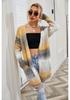 Cardigan en maille arc-en-ciel Hiver 2026 Grande Taille pour Femme