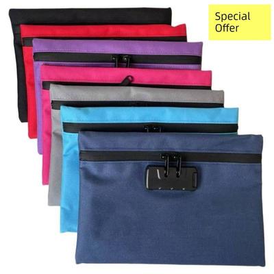 Password Lock File Bag, Document Storage Bag, Household Safety Important Paper Password Lock Document Bag