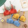 2022 Seamless Push-Up Bra for Women - Adjustable Spaghetti Straps, Side Support, Back Smoothing, No Underwire