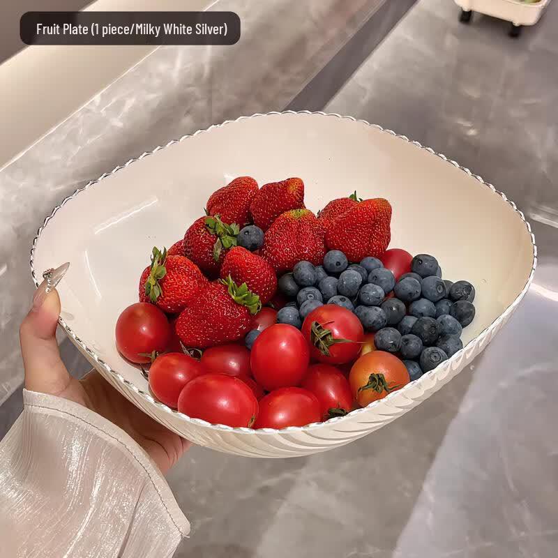 Elegant Korean Style Plastic Fruit Bowl