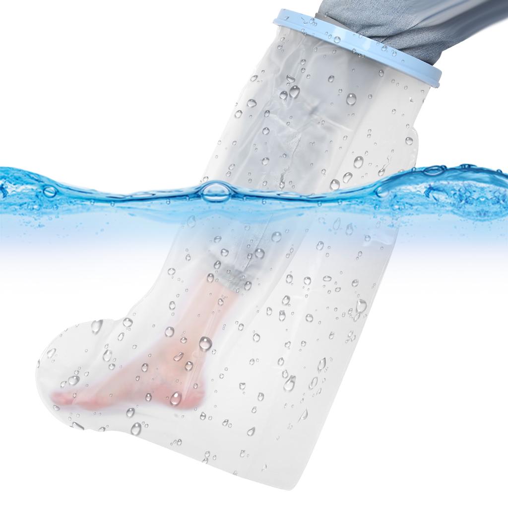 71 x 25.5cm Erwachsene Fuß Bein Gipsüberzüge Wasserdicht Elastisch Dusch Gips Schutz für Fuß Bein Wunden