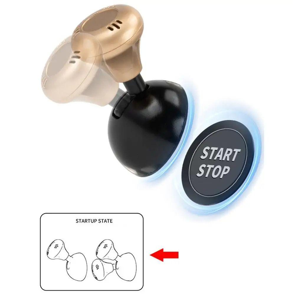 Ball-Shaped One-Touch Button Rocker Push To Start Car Joystick Starter  Car Fragrance Ornament
