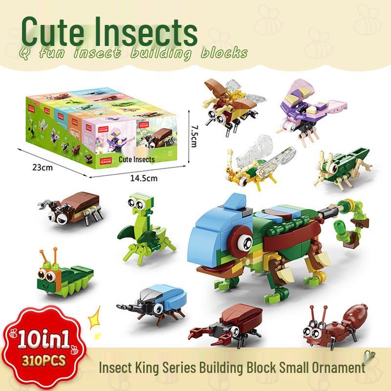 

Fantasy Insect Mantis Model Building Blocks - Cute & Educational Toy for Children