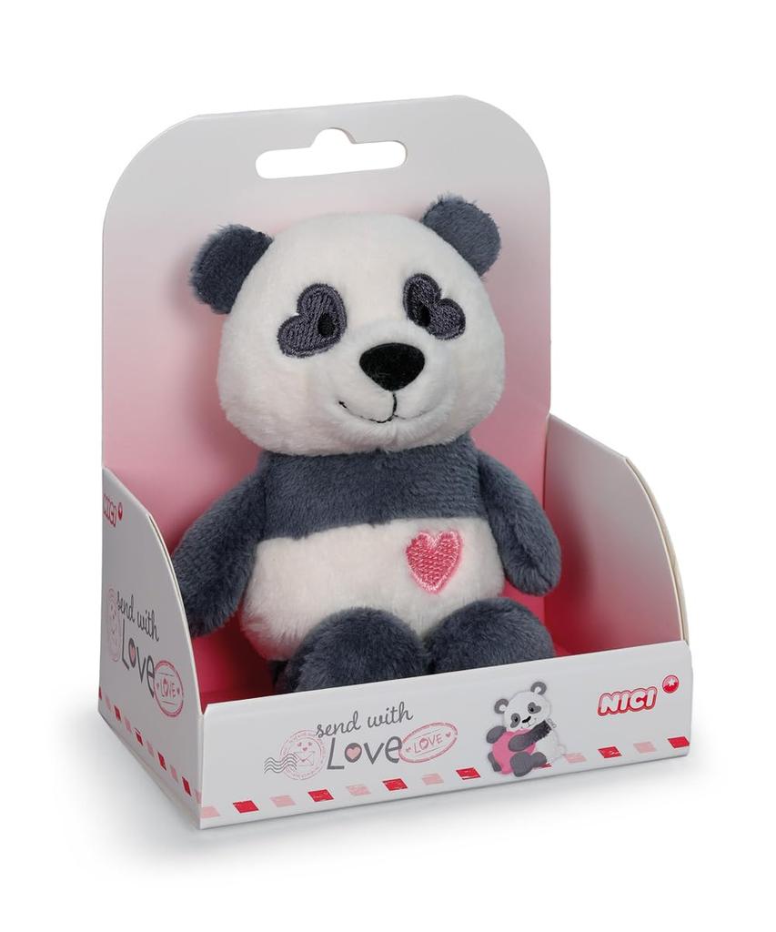 NICI Love25 Medvídek Panda Láska Hračka v krabici, 12 cm,