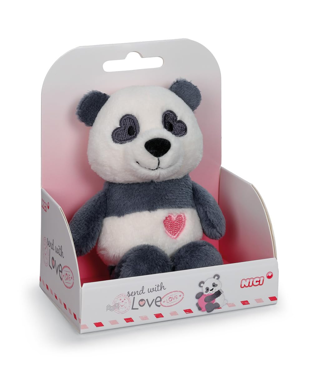 

NICI Love25 Love Panda Plush Boxed Toy, 12cm,